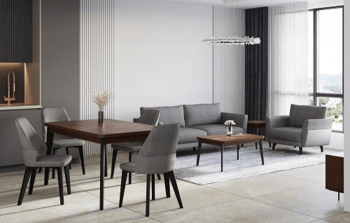 مبل دو نفره سایان HSS300N2 نیلپر 